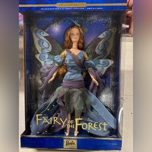 Barbie Fairy of the Forest Doll - Blue, Purple & Green